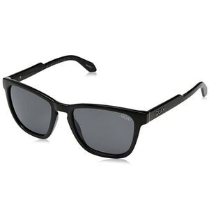 Quay Australia Hardwire Mini Sunglasses- Black Frame/Smoke Lens